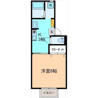 プレジール・アミ【2階】の間取り