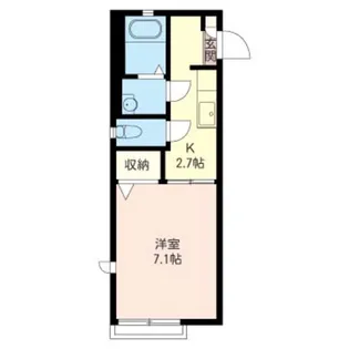 クリーンオオシカ【1階】の間取り