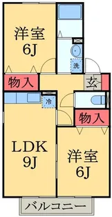 アドバンテージV【1階】の間取り