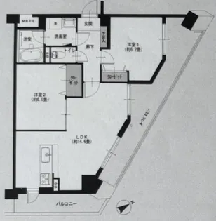 ドム―ル浅草【7階】の間取り