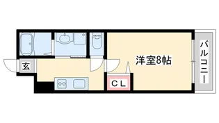 メゾンエトワール【1階】の間取り