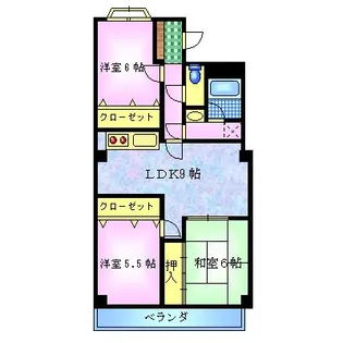 セントグレイス【3階】の間取り