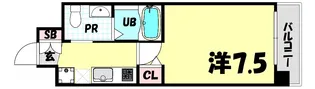 ERCity’s兵庫駅【9階】の間取り
