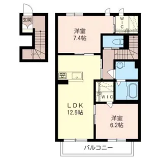 Bloom Y【SHM】【2階】の間取り
