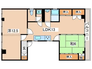 横小ビル【2階】の間取り