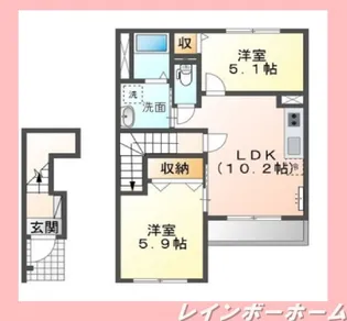 スターマイン【2階】の間取り