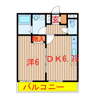 リーベル壱番館【1階】の間取り
