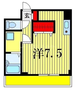 市川プラザ【4階】の間取り
