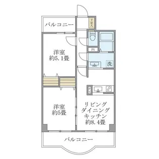 西船橋スクエアガーデン【4階】の間取り