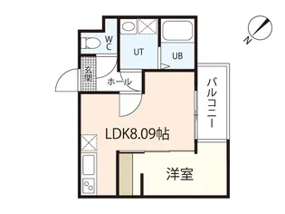 セブンプロート串戸【2階】の間取り