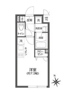 LEGALAND高円寺【2階】の間取り