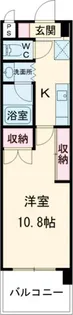 クロワサンス【4階】の間取り