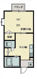 ハイムメルシー【2階】の間取り