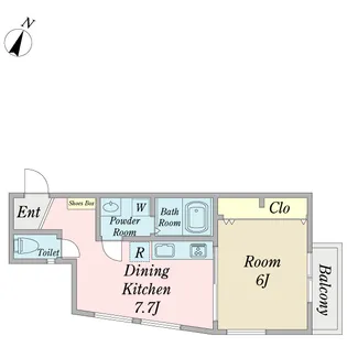 Luce親水公園【2階】の間取り