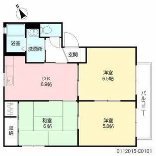 バリュージュ ルミナス C棟【1階】の間取り