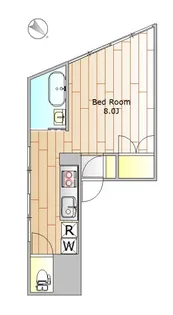 リバーコート水車橋【4階】の間取り