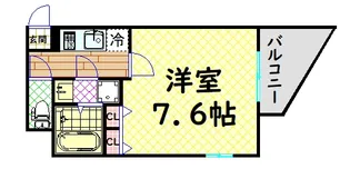 プロシード大阪WESTアドリア【3階】の間取り