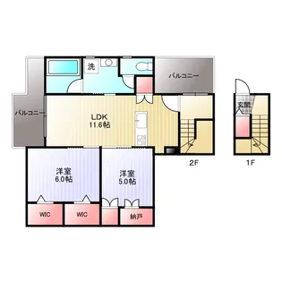 グレイス千代【2階】の間取り