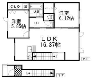 IRAKSA【2階】の間取り
