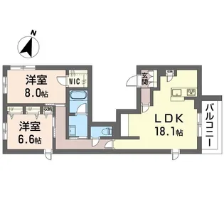 カーサ北沢【3階】の間取り