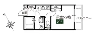 アルブル八王子千人町【2階】の間取り