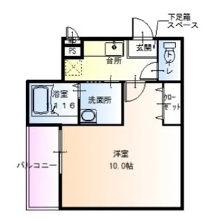 フジパレスアイヴィ浜寺【1階】の間取り