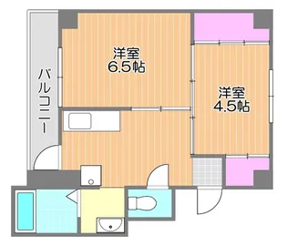 ヴィラナリー上道1号棟【5階】の間取り