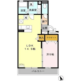 フェイバリッチ【2階】の間取り
