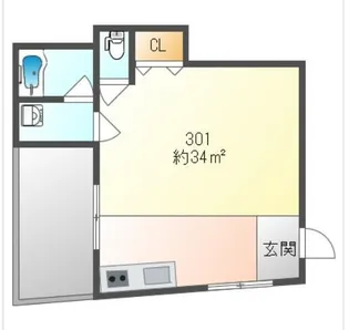 塙ビル【3階】の間取り