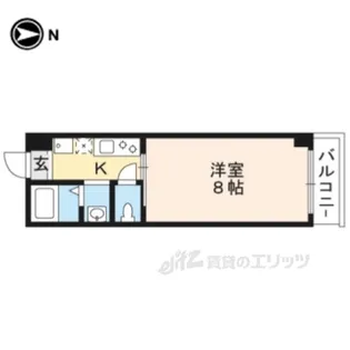 アクアフロント梅小路【2階】の間取り
