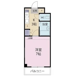 コリーヌ武蔵浦和【3階】の間取り