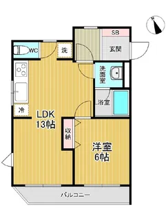 VIVRE HIROO ビブレ広尾【2階】の間取り