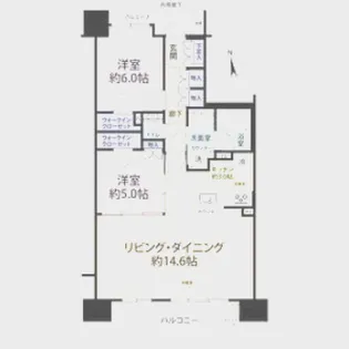 ディモア阿倍野昭和町【10階】の間取り