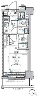 RELUXIA横濱吉野町【6階】の間取り