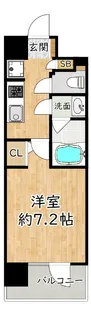 スプランディッド十三本町【6階】の間取り
