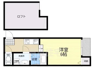 LEGARE伏見【2階】の間取り