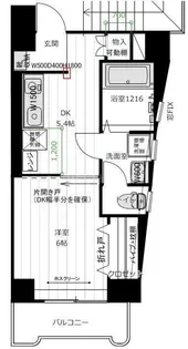 光10マンション【4階】の間取り