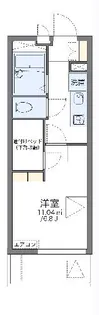 レオパレスアーバン【1階】の間取り