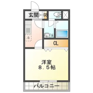 エルテルンダンク【3階】の間取り