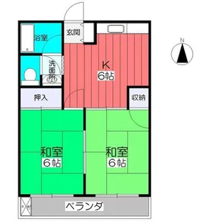 臼井マンション【3階】の間取り