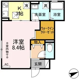 コーポ・マルマサ III【1階】の間取り