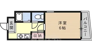 レジデンス米倉【1階】の間取り