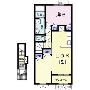 エルム【2階】の間取り