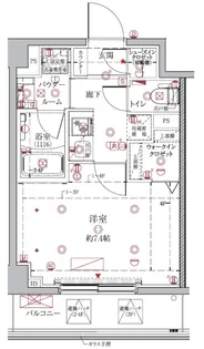 クレイシア東十条【2階】の間取り