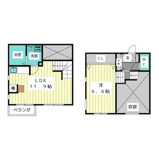 アーバン一社【2階】の間取り