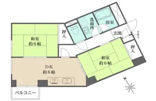 ラヴィーナ門前仲町【1階】の間取り