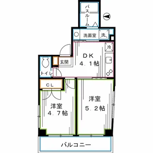 MsCortASAGAYA(エムズコートアサガヤ)【3階】の間取り