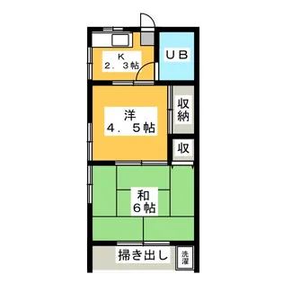 鴨志田荘【2階】の間取り