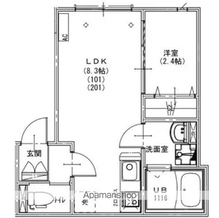 KEIAI RESIDENCE 南柏II【2階】の間取り