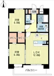 CJ津久礼【3階】の間取り